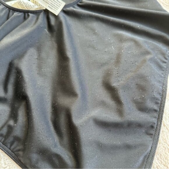 Hollister | Black and Red Floral Emboridered Monokini Swimsuit | Size Large - Picture 7 of 9